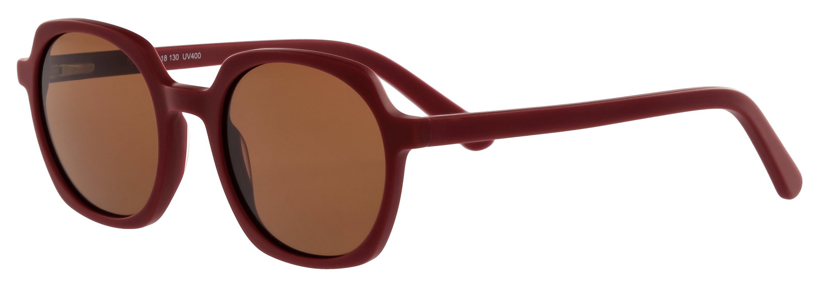 abele optik Kindersonnenbrille in dunkelrot matt 722102